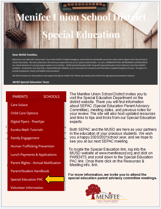 Sped invite